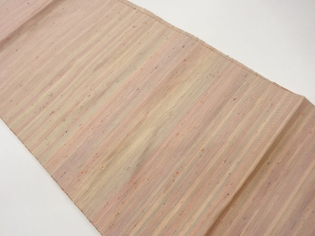 横縞模様織出し名古屋帯